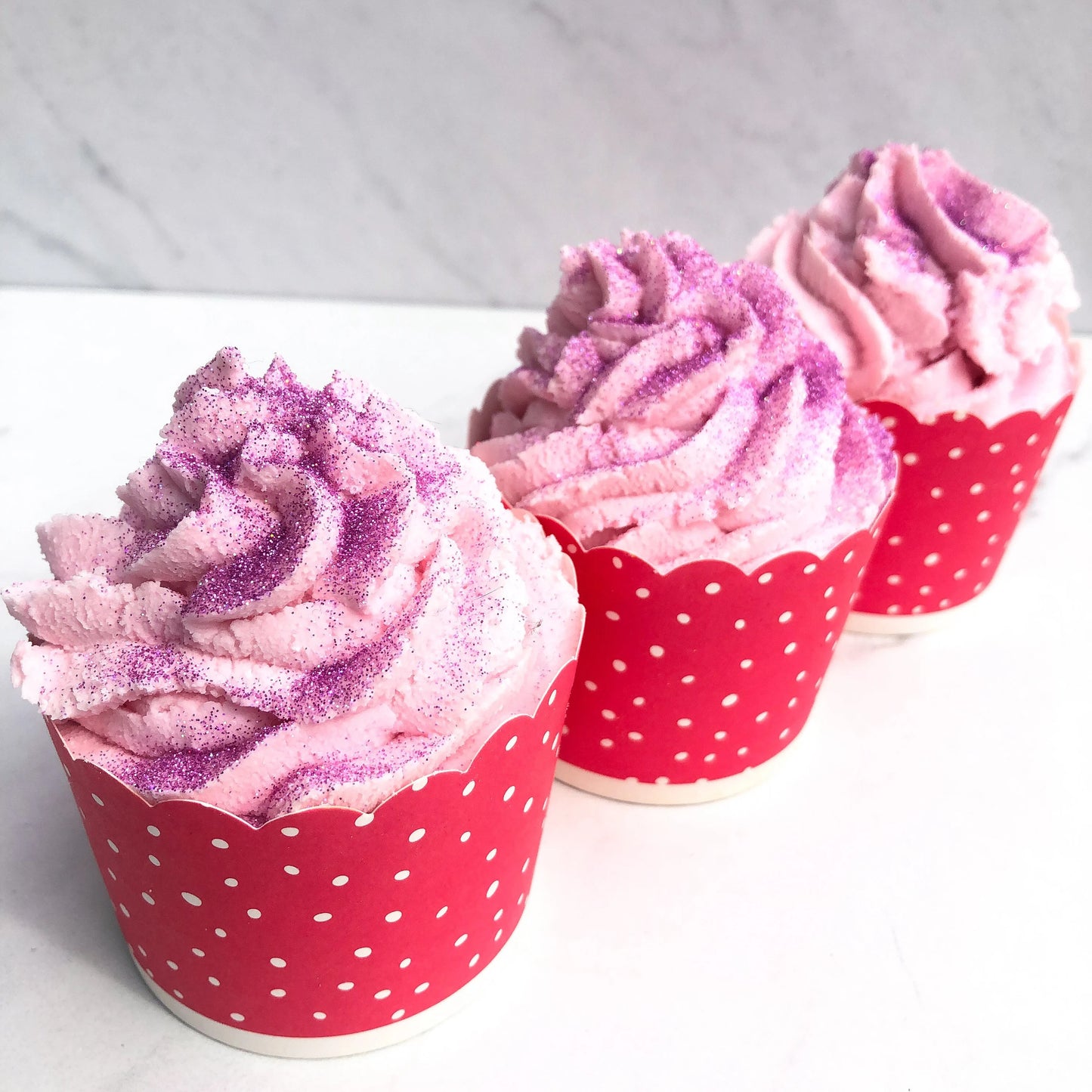 BlackBerry Bubble Bath Cupcake