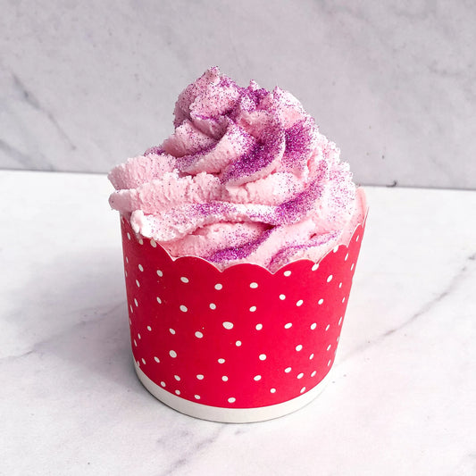 BlackBerry Bubble Bath Cupcake